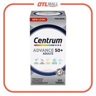 Centrum 善存| 成人50+配方 綜合維他命及礦物質補充劑 (100粒裝)【平行進口產品】
