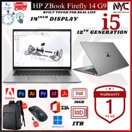 12th Gen i5 HP ZBook Firefly 14 G9 – Touchscreen Workstation | 32GB RAM | 1TBSSD | 14″ Display