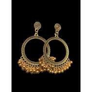Oxidized GLD Jumka Earrings 1037