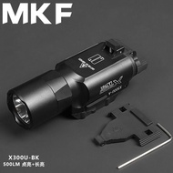 กล็อค X300U ขนเป็ด ไฟ LED แบบแขวนกล็อค G17G18 ไฟฉายราง 20MM อุปกรณ์ตั้งแคมป์กลางแจ้งไฟฉายมือถือ