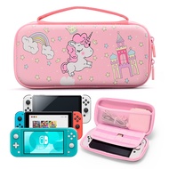 Nintendo Switch /OLED /Lite Host Unicorn Pink Theme Bag Storage Box