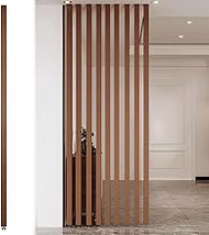 YVYKFZD Wall Partition Room Divider Floor to Ceiling Wooden Slats, Decorative Screen Partition Post,