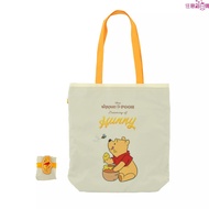Japan Disney HONEY Japanese Bee Winnie The Pooh Tote Bag Shopping Eco Eco-Friendly Storage DAY