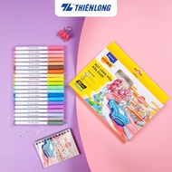 Bút lông Colokit 20 màu Pastel SWM-C008 - Washable Fiber Pen - Bút lông màu rửa được có thể vẽ nét t