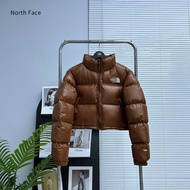 North Face Kendou Down Jacket for Women 700 White Duck Down 84 High-waisted Short Down Jacket Coat