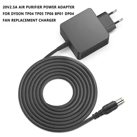 20V 2.5A Air Purifier Power Adapter EU US Plug for Dyson TP04 TP05 TP06 BP01 DP04 Replacement 281831