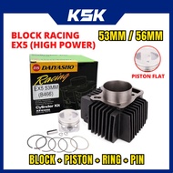 Block Racing Ex5 High Power(53mm/56mm)(DYS)(blok ex5 hp hi power 53)(honda ex5)(blok ex5 lama)