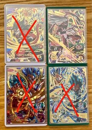 港版七龍珠英雄卡(UMT第12彈) 4星卡 — UMT12-053 達洛特：超宇宙/ UMT12-054 魔神修魯姆/ UMT12-058 孫悟空/ UMT12-060 達爾