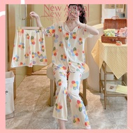 Premium 3-Piece Pajama Set for Women