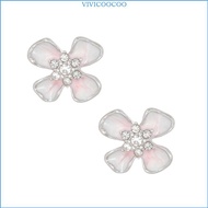 VIVI Flower Design Headphone Rhinestones Buckles Clip On Ear Hook Accessory For FreeClip1 2
