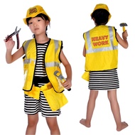 คอสเพลย์ ชุดนักผจญเพลิง หมอ ตำรวจวิศวกร + เครื่องมือ Cosplay Firefighter Doctor Police Engineer + To