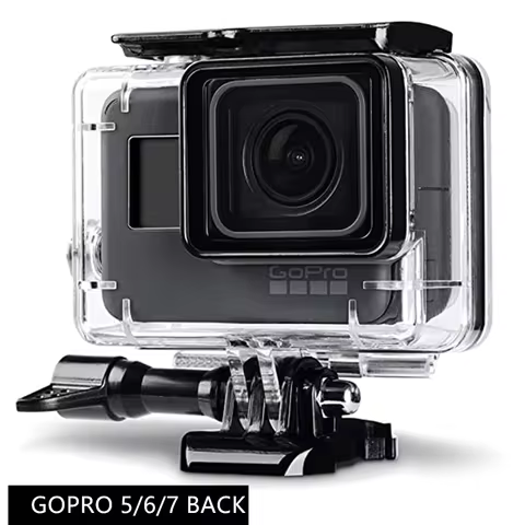 45m Underwater Waterproof Case for GoPro Hero 7 6 5 Black Diving Protective Housing Mount for Go Pro