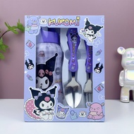 AGL Sanrio Cartoon Bottle Cutlery Set For Kids HM250 Set Kutleri Botol