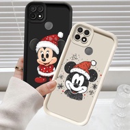 CH49 Christmas Mickey Soft Casing for Realme C12 C25 C25S OPPO A15s C15 A35 A15 Protective Case