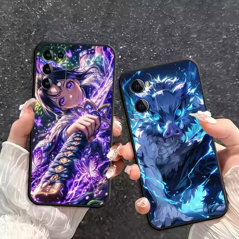 Fashion Demon Slayer Cool For OPPO Reno 7 A96 A40 A58 5 6 Realme GT A74 A78 Neo2 A74 A78 Find X5 X3 