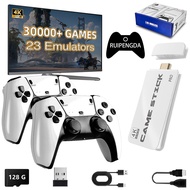 M15 Video Game Console 4K TV Game Stick 128G Built-in 30000 Games Handheld Game Player Wireless Cont