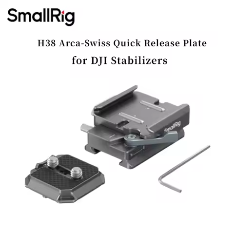 SmallRig Quick Release Plate for Arca, for DJI RS 4/RS 4 Pro/RS3/RS 3 Pro/RS 3 Mini/ RS 2, for DJI R