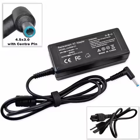 DC 4.5*3.0 with pin 19.5V 2.31A 45W Power Supply for HP Pavilion 11 13 15;HP elitebook Folio 1040 g1