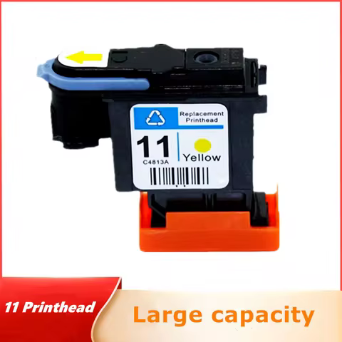 Print Head Yellow Compatible for HP 11 Replacement for HP11 Printhead DesignJet 70 100 110 500 510 C