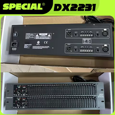2231 Professional Equalizer Dual Channel 31 Segment Pressure Limited Home Bar Stage Performance HIFI
