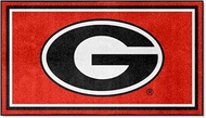 NCAA Georgia Bulldogs 3 Ft. x 5 Ft. Area RUG3 Ft. x 5 Ft. Area Rug, Red, 3' x 5'