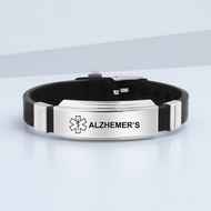 15 Styles Stainless Steel Medical Alert Bracelet for Diabetes Epilepsy Alzheimers Emergency ID Jewel