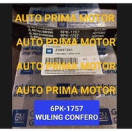 FAN V BELT FAN BELTING 6PK-1757 WULING CONFERO 23937201 6PK1757