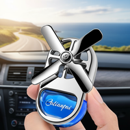 Rotating Car Air Outlet Scent Diffuser Fan with Perfume Oil for Vehicle Decoration