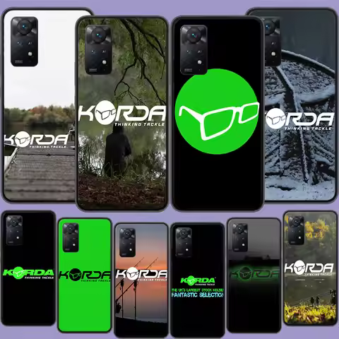 Korda Fishing Tackle Phone Case For Redmi Note 14+ 13 Pro Plus 14C 13C 12C 12 10A 10C 10 9 8 9A 9C 9