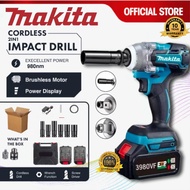 Makita Impact Wrench Cordless Impact Wrench Cordless Driver Torque Tayar 3890VF 3- 17 Size 880NM 轮胎