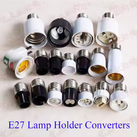LED Lamp Holder Converter Bulb Socket Lamp Holder E27 Adapter Lamp Holder E27 Extentor E27 to E12 E2