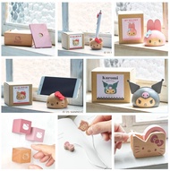 🐧Nichigan 日本木製品 Hello Kitty / Kuromi / My Melody 手機座 ; Hello Kitty 筆座, 收納盒, 立方體磁鐵套裝, 書籤, 膠紙座✈️日本代購/代