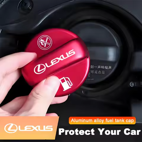 Aluminum Alloy Fuel Tank Cap Car Fuel tank cover Accessories For Lexus F SPORT Plug-in Hybrid ES UX 