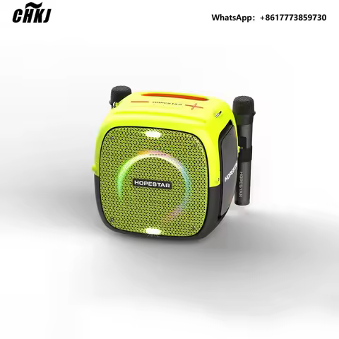 CHKJ HOPESTAR Partyone high-power wireless speaker dual microphone portable subwoofer outdoor audio