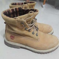 Timberland女款反折靴