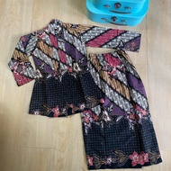 Kebaya Batik Budak Baju Raya Tradisional Batik Kebaya