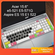 Keyboard Cover Acer Aspire E1 522 ES 15 E5-571G E5-572G ES1-531-C3LX Ex2519 15.6 inch Laptop Soft Si