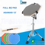 Exercise pad set Clear 12'(inch) Asanasi -Drum pad 12 inch
