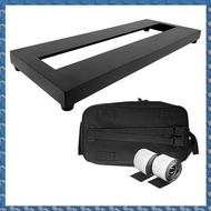 U0(CSID) Guitar Pedalboard Guitar Effect Pedal Board Aluminum Alloy Pedalboard with Carrying Bag Eff