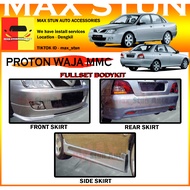 PROTON WAJA MMC FULLSET BODYKIT BUMPER SKIRT LIP WAJA MMC FRONT SKIRT SIDE SKIRT REAR SKIRT SRS BODY