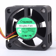 ✌2pcs SUNON 4020 KDE1204PKVX-A Maglev Cooler Cooling Fan 12V 3.8W 3Pin Connector ☄i