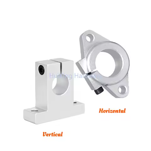 M8/10/12/16/20/25/30-50 Optical Axis Support Seat Vertical/Horizontal Fixed Frame Linear Guide Axis