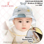 2 in 1 Baby hat with face shield | Baby face shield hat cap Premium Quality 0-3 Months Baby