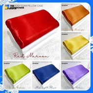 [Heimi Department Store] Silk Memory Foam Pillowcase Latex Neck Pillow Cases