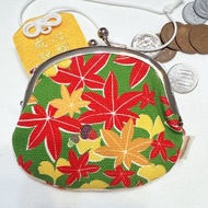 京都綾小路中型口金包-楓葉