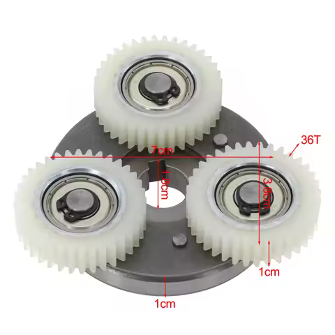 Electric Bike Nylon Gear for 8 FUN Planetary Hub Motor 36T 250W 350W Clutch Kit Compatible with Vari