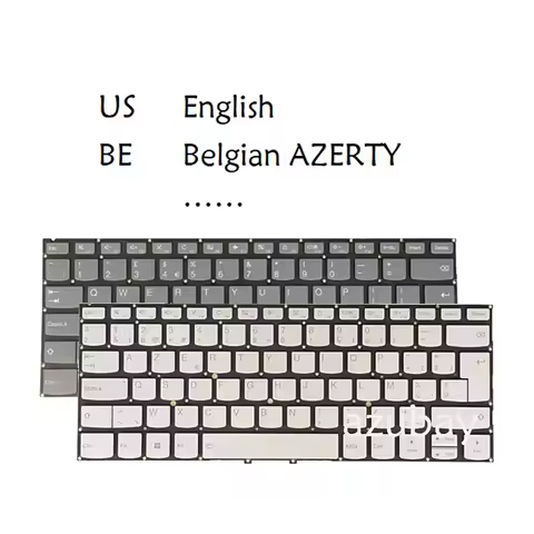 UK GB Belgian AZERTY Laptop Keyboard For Lenovo Yoga C930-13 C930-13IKB 81EQ 81C4, yoga 7 pro, PD4VB