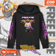 Free Fire SG 2 Rapper Children's Hoodie Jacket / FF Character Children's Sweater Free Name