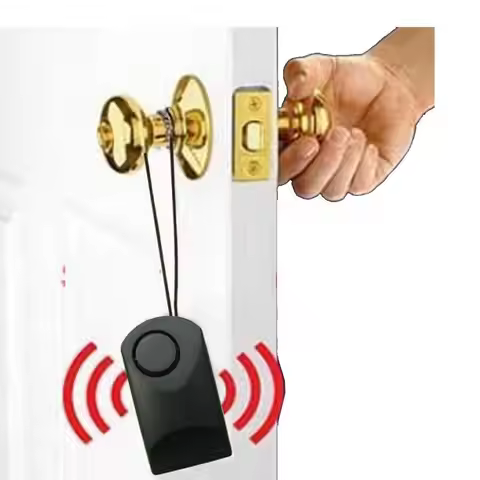 Portable 120db Door Sensor Alarm Door Handle Touch Alarm anti-theft Scaring Thefting Alarm For Home 