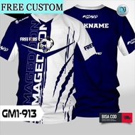 [Free Custom]  Esports Gaming Squad Jersey Retro Jersey Custom Name Baju Lelaki Viral Unisex Breatha